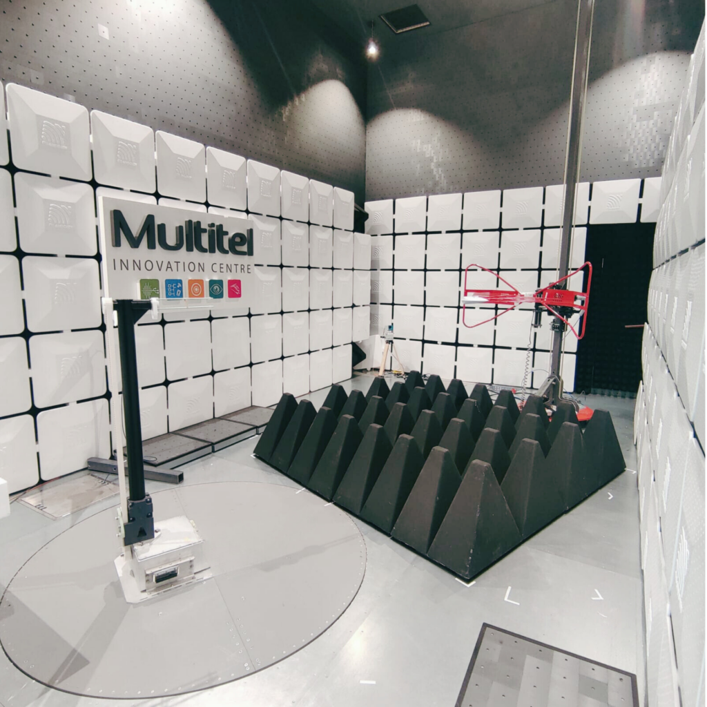 New anechoic chamber for EMC & ETSI tests - Multitel